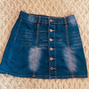 VIP Jeans Stretchy Skater Denim Skirt